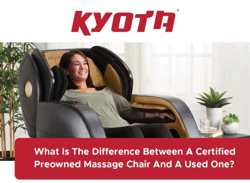 Massage Chairs: Certified Pre-Owned vs Used
