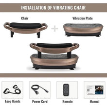 Load image into Gallery viewer, Dr. Boss FIT ABS 3D Vibration Plate Exercise Machine with Unique Vibrating Seat - Best Body Massage Chair