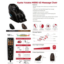 Load image into Gallery viewer, Kyota Yutaka M898 Massage Chair - Best Body Massage Chair