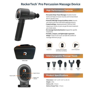 RockerTech Pro Percussion Massager - Best Body Massage Chair
