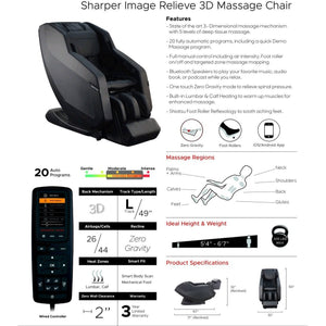 Sharper Image Relieve 3D Massage Chair - Best Body Massage Chair